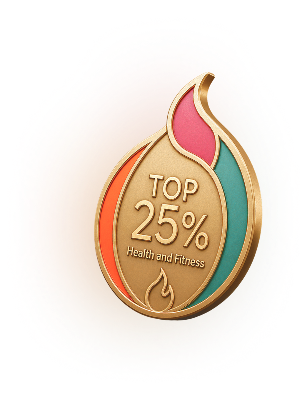 Top 25% in Health and Fitness in the Russian App Store market